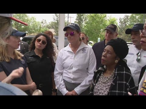 FEMA administrator tours Houston storm damage with local leaders, announces more help on the way