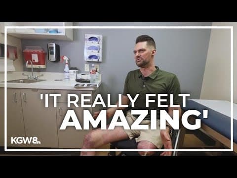 Groundbreaking surgery allows patient with double amputation to walk again