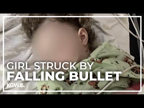 Oregon toddler struck by falling bullet at Fourth of July celebration