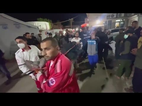 Aftermath of aid convoy air strike