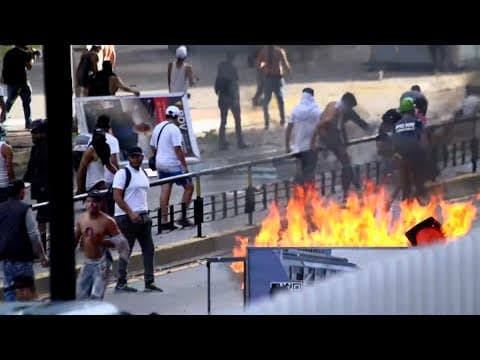 Protestors in Venezuela take to the streets to reject results of presidential election