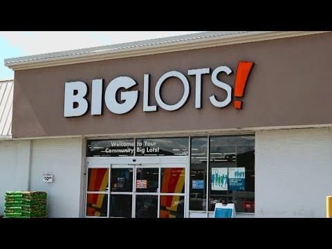 Big Lots closing dozens of stores, putting survival in question