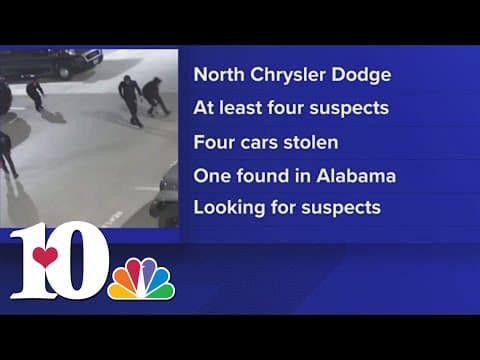 KPD: 4 cars stolen from Callahan Drive dealership Thursday morning, 1 found in Alabama