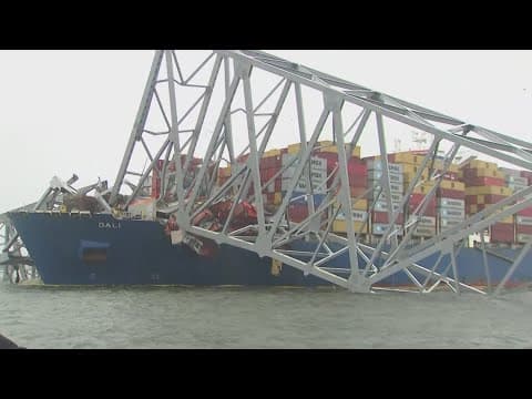 Dali cargo ships leaves Virginia for China