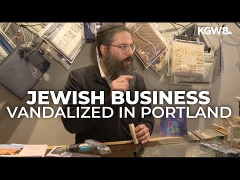 Portland Jewish store targeted in vandalism attack