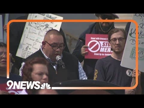 Grocery store unions rally against Kroger-Albertsons merger