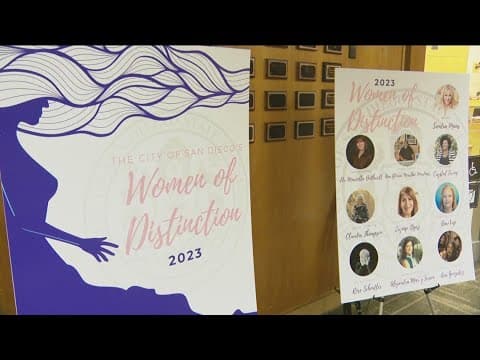 Mayor Gloria and City Council hold ‘2023 Women of Distinction’ event