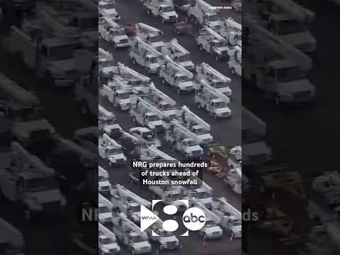 NRG prepares hundreds of trucks ahead of Houston snowfall