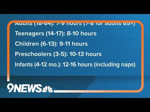 How much sleep should I be getting every night?