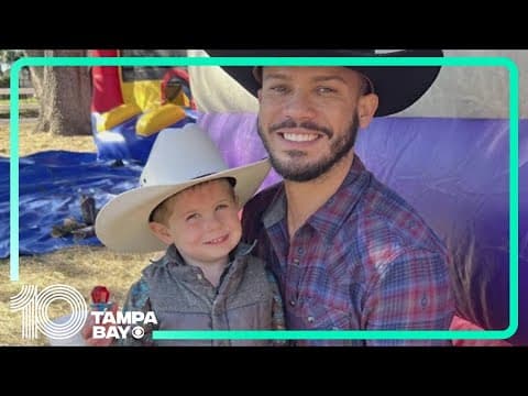 Mother says man who pulled her 3-year-old son from burning car is 'family' now