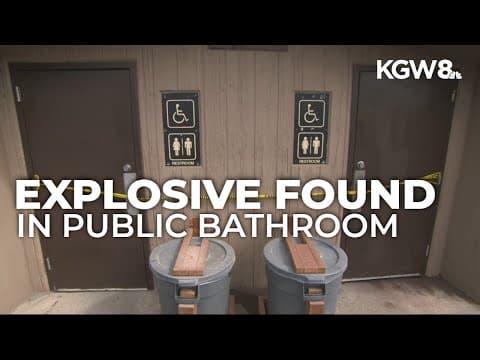 Explosive found in state park bathroom; Oregon police say no one was hurt