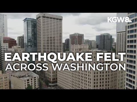 3.2 earthquake recorded off Vashon Island, shakes Seattle and Tacoma