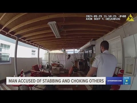 HSCO: Naked man arrested after putting 7-year-old in chokehold, stabbing 81-year-old