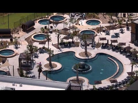 CHOPPER VIDEO: A look at America's largest outdoor mineral springs resort opening in North Texas