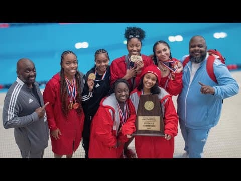 Carter HS Girls Swim Team makes history, breaks barriers with district victory