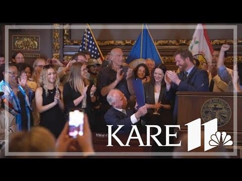 Gov. Walz signs Minnesota's legal cannabis bill into law
