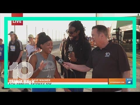 No rain for the Skyway 10K, only beautiful sunshine — Carolina Leid makes special appearance