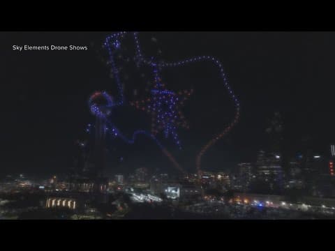Irving kicks off two-day celebration with fireworks and Sky Elements drone show