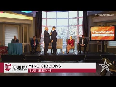 Gibbons, Mandel have tense exchange during debate