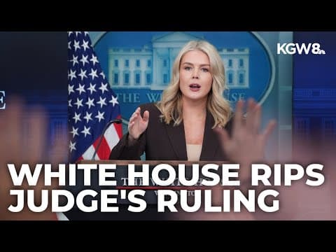 White House: Judge's ruling to keep troops out of Portland 'untethered in reality and the law'