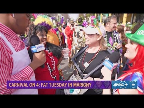 Fat Tuesday in the Marigny: Mardi Gras engagement, fun moments and more