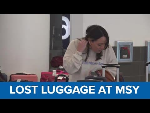 Lost luggage piling up at MSY with Southwest Airlines customers stranded