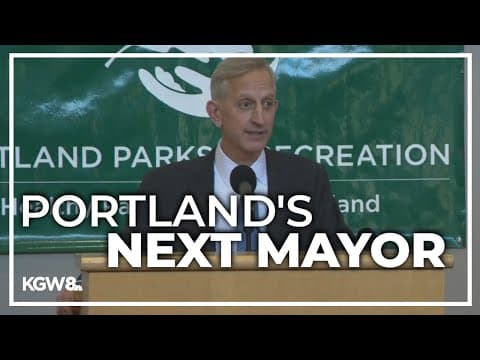Portland mayor-elect Keith Wilson gives victory speech