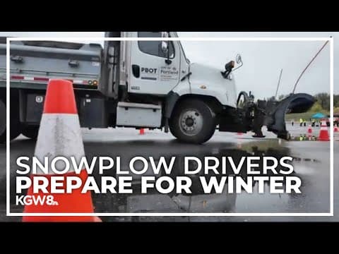 PBOT preparing for winter weather conditions with snowplow crew training
