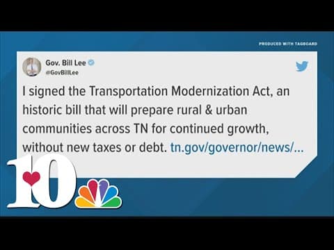 Gov. Lee signs Transportation Modernization Act