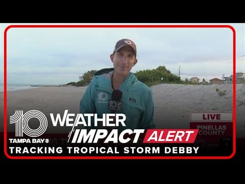 Treasure Island residents bracing for possible flooding from Tropical Storm Debby