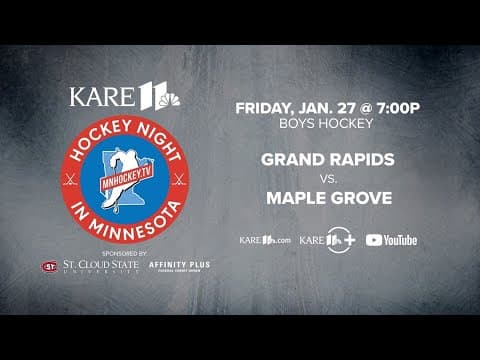 WATCH: Hockey Night in Minnesota | Jan. 27: Grand Rapids vs. Maple Grove (Boys)