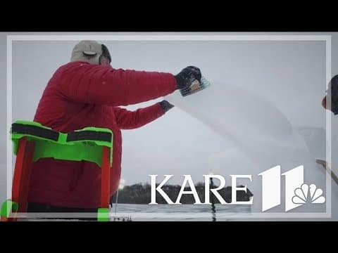Snow sculptures taking shape in Stillwater