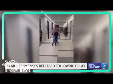 Palestinian prisoners start to be released and Israeli hostages return to Israel, military says