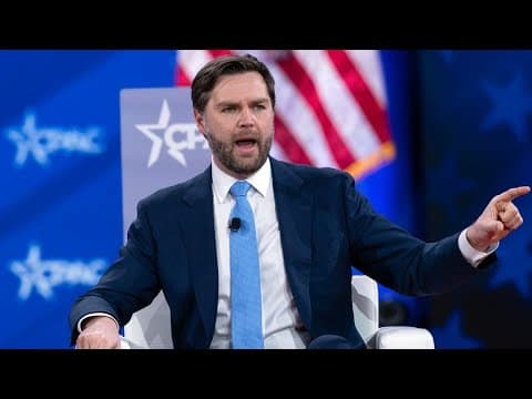 JD Vance full speech at CPAC 2025