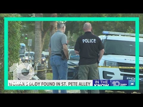 Police search for answers after woman found dead in St. Pete alley