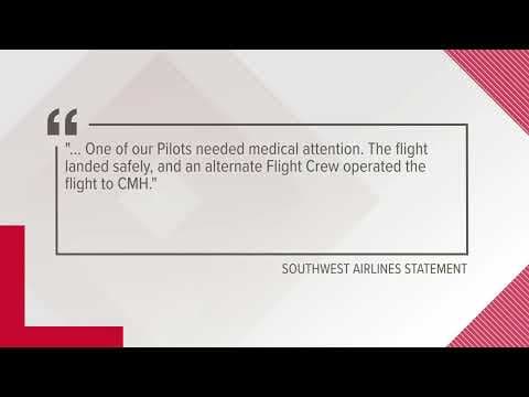 Off-duty pilot steps in after Southwest pilot needed medical attention during flight to Columbus