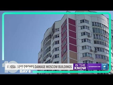 Russia says drones damage Moscow buildings in pre-dawn attack, blames Ukraine