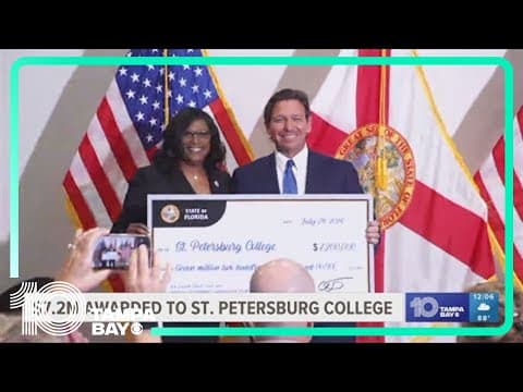 Gov. DeSantis announces St. Pete College will get $7.2 million in grants