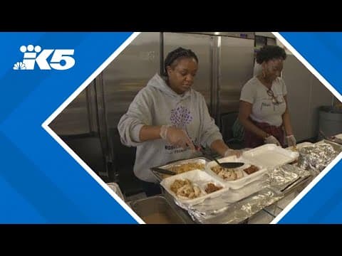 Family and community unite to serve Thanksgiving Feast honoring Nora Lee Walker