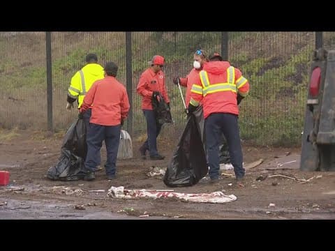 Major encampment cleared along SR-94 in Lemon Grove