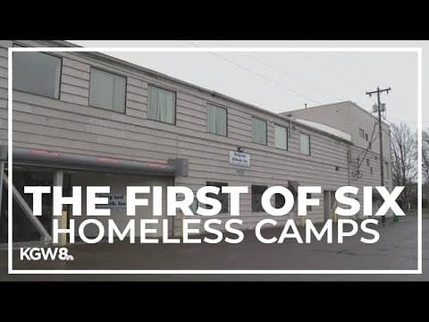 Mayor Wheeler details site for first of six city-sanctioned homeless camps