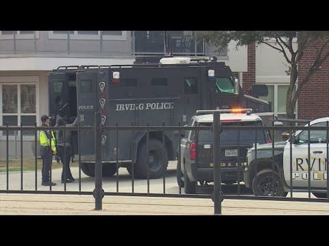 Shelter-in-place order lifted as Irving police search for shooting suspect