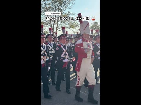 March to Skull Session | Ohio State Marching Band