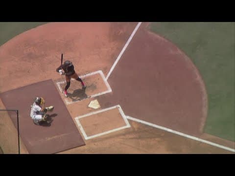Chopper aerials over Petco Park
