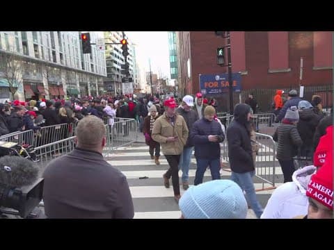 Thousands in DC for Trump's inauguration