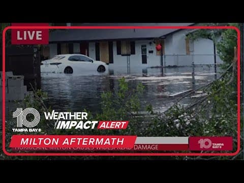 Low-lying neighborhood in Brandon sees extensive flooding after Milton
