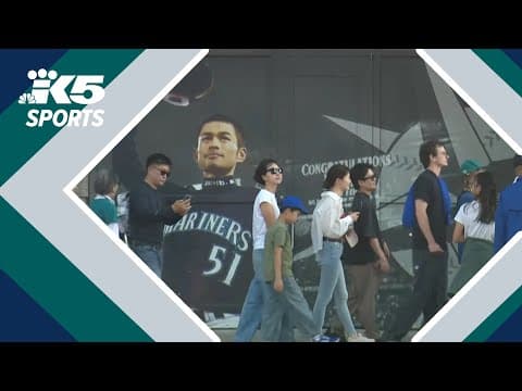 Sellout crowd celebrates Ichiro Suzuki's jersey retirement at T-Mobile Park