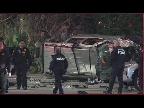 HPD update: Woman dead after crashing into car dealership off Southwest Freeway