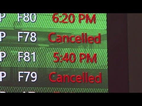 Travel chaos hits Tampa International Airport as flights get delayed, canceled