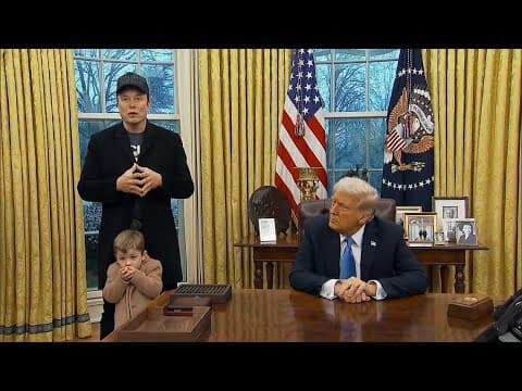 Elon Musk claims federal employees getting wealthy at taxpayer's expense during White House meeting